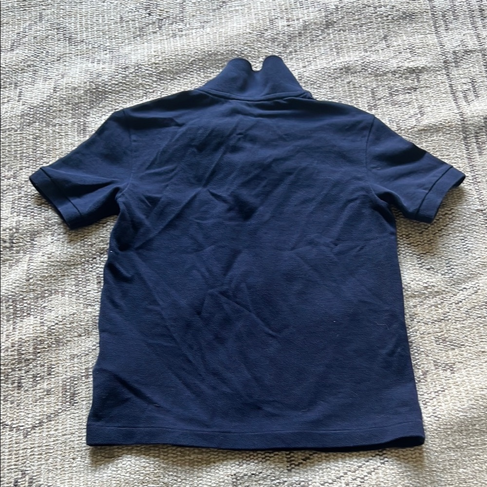 Lacoste Blue Polo Shirt Classic Design Short Sleeves - Picture 6 of 6